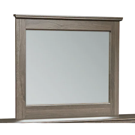 Wood-Frame Mirror